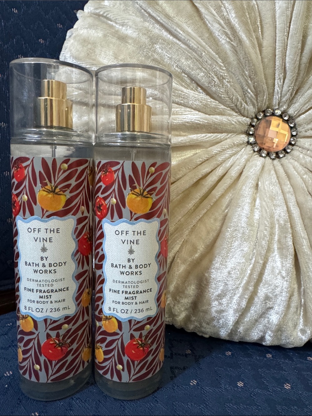 Bath & Body Works Off The Vine Fine Fragrance Mist - Red, Orange, Gold Accents